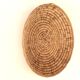 Braided round basket or wall decoration, 70s