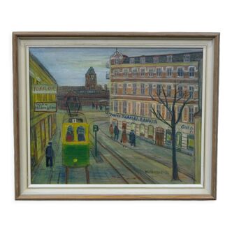 Åke Waldemar Larsson (1913-1995), Swedish Landscape, Oil on Panel, 1970s, Framed.