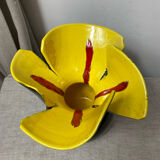 Vallauris ceramic flower vase