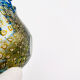 Coupe Murano – Bullicante - inclusion Or & Argent  – Circa 1960