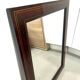 Art Deco mirror in rosewood and brass