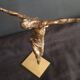 Ancient bronze Christ on a contemporary base