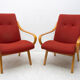 Paire de fauteuils par Jaroslav Šmídek, années 1960