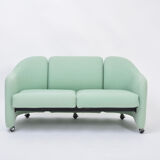 Italian Mid-Century Modern Two-Seater Sofa by Eugenio Gerli for Tecno, 1966