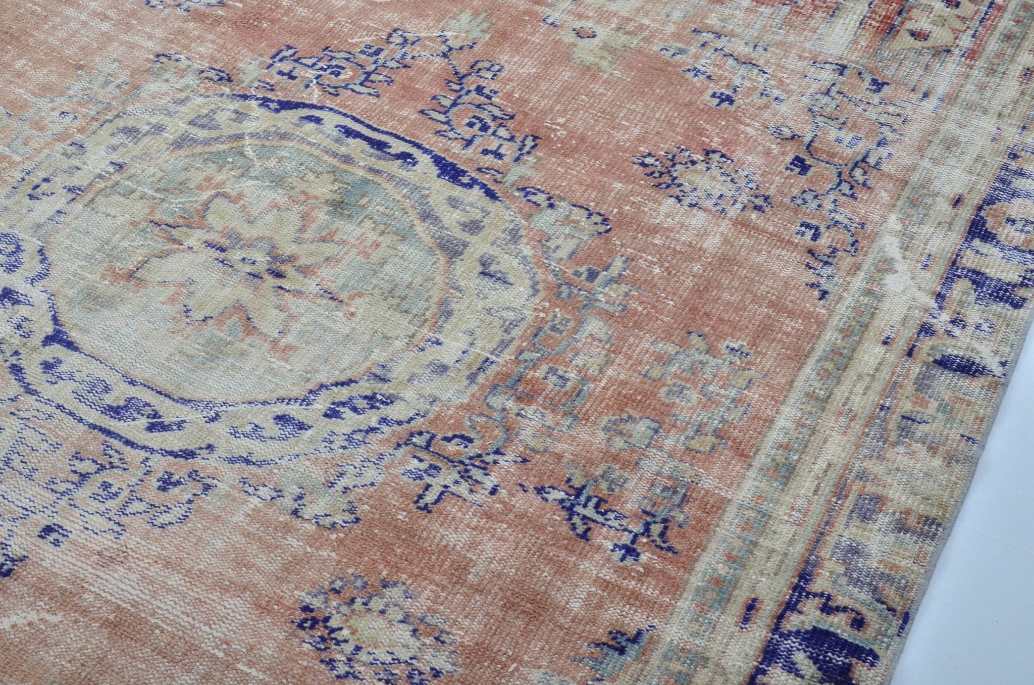 Oushak Turkish Vintage Rug sku 3305