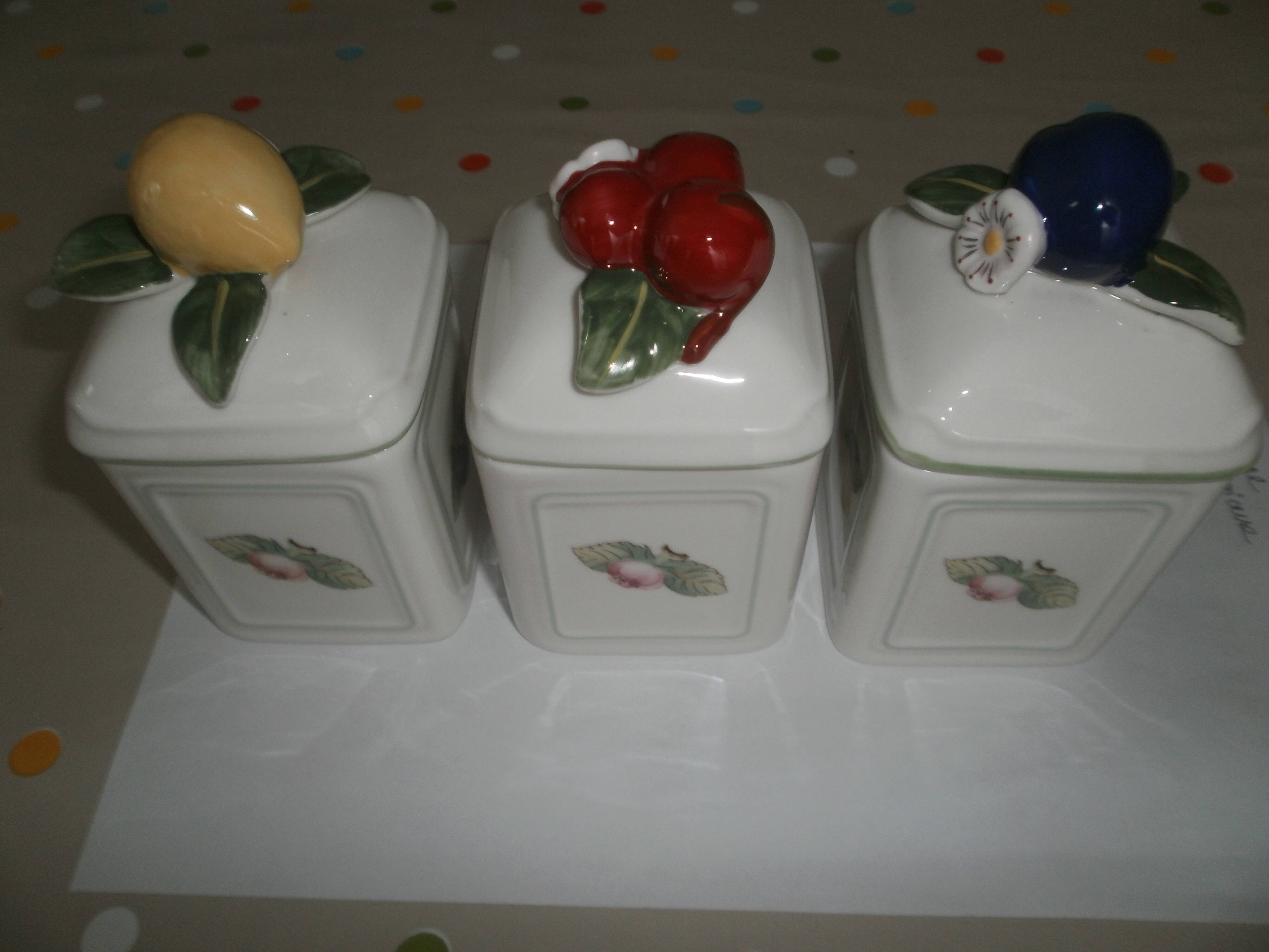 Trio de pots à confiture Villeroy & Boch