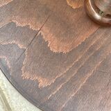 Charles Dudouyt wooden pedestal table