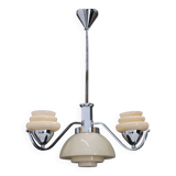 1930s Art Deco Chandelier, Czechoslovakia