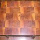 2-tray rolling side table, 50s