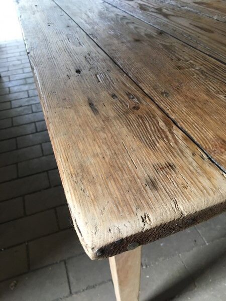 Old campaign table in the early 20th century