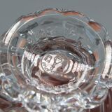 Old crystal toothpick holder signed baccarat, bamboo tors white model