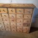 Trade cabinet with drawers
