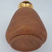 Vase en grès chamotté brut émaillé d'or, Italie, Bitossi pour Raymor, circa 1960/1970