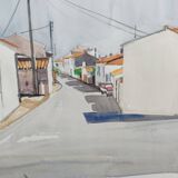 Watercolour by Michel Roubille, 1990.