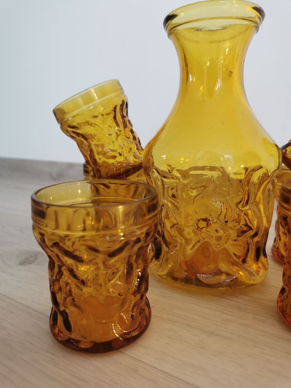 Vintage pitcher and glasses service