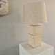 French sculpture lamp in white stone 60