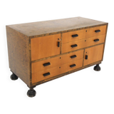 Scandinavian birch chest of drawers, Axel Larsson, Bodafors, Sweden, 1960