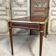 Louis XVI style flat desk in mahogany from around 1950.