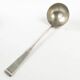 Art Nouveau soup ladle, silver-plated alpaca, Bracia Henneberg, Poland, 1930s