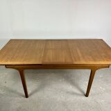 Scandinavian style extendable teak table by Nathan furniture 1960
