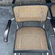 Set of 4 chairs model B64 Cesca with armrests in Black and Chrome