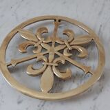 Solid brass table mat 50s