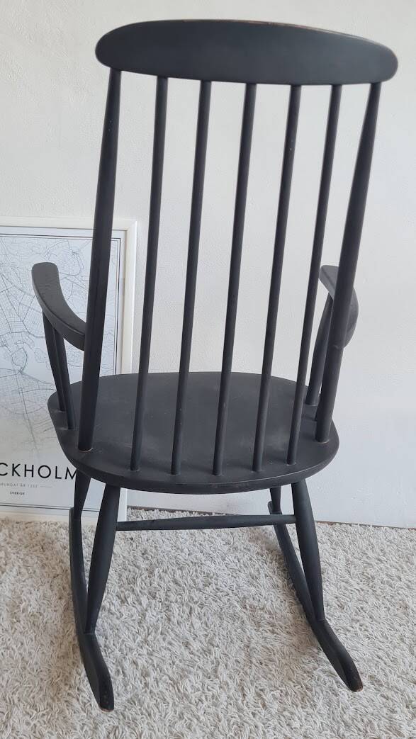 Scandinavian rocking chair from the 1960s.