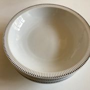 Set of 6 plates cap mid century neo classic Scandinavian 1960