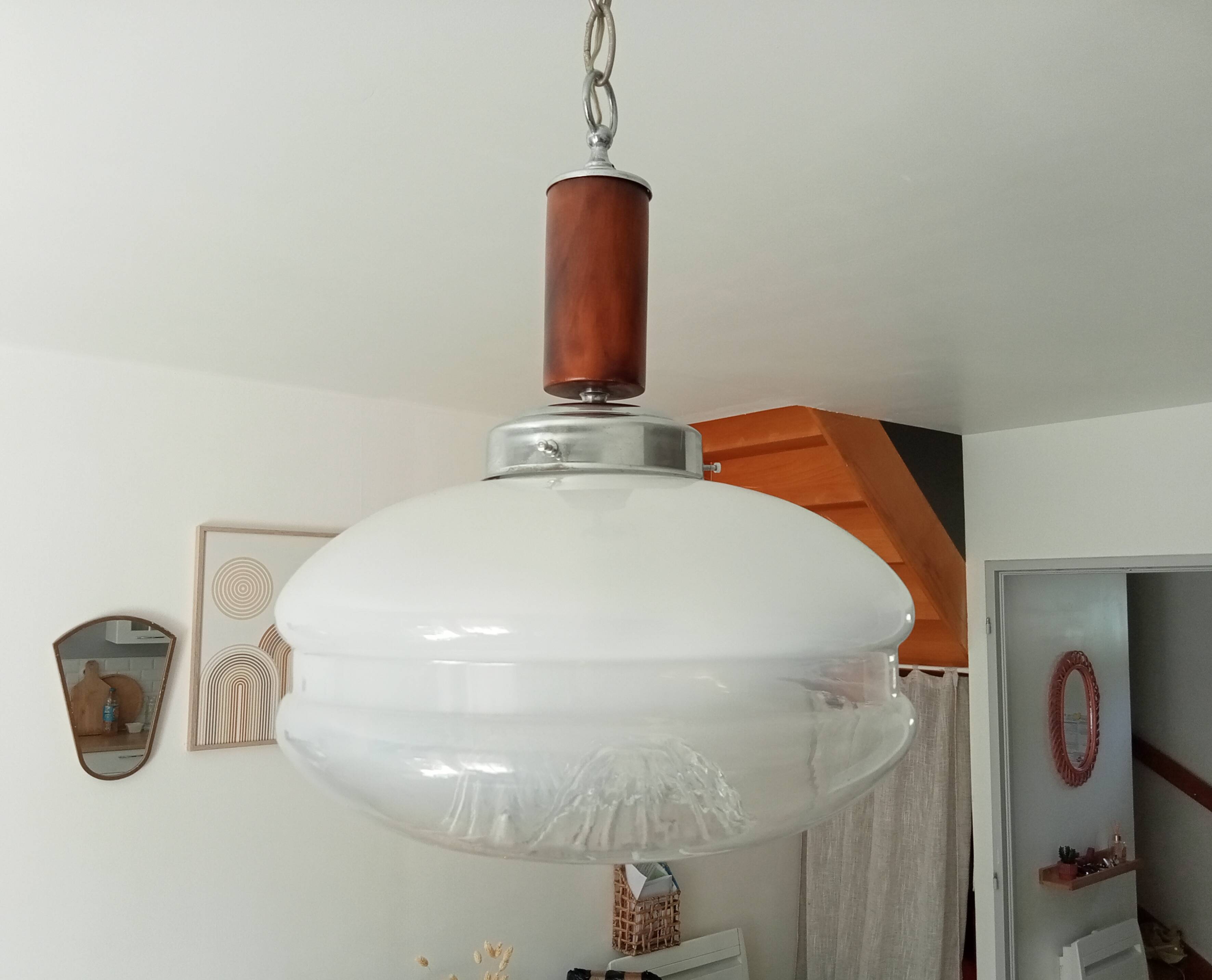 Mazzega Murano suspension from the 1970s.