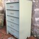 Commode vintage kaki