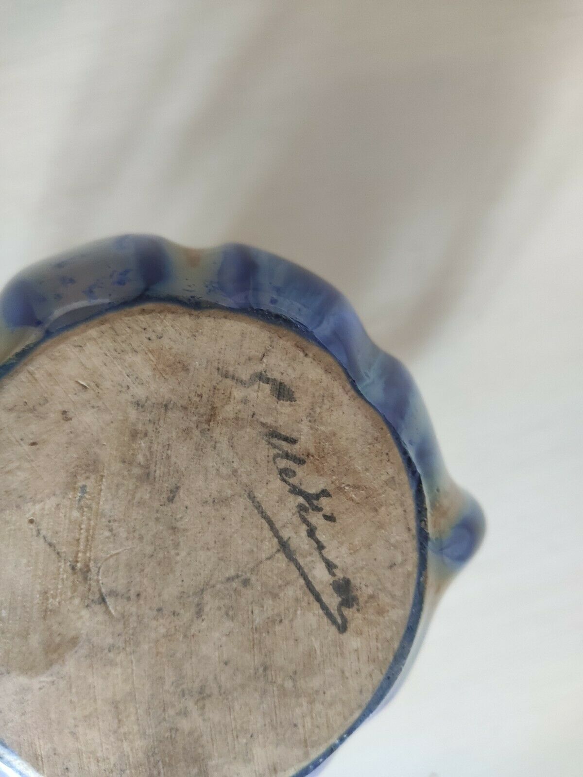 Ceramic vase from the 1930s, signed by Gilbert Méténier