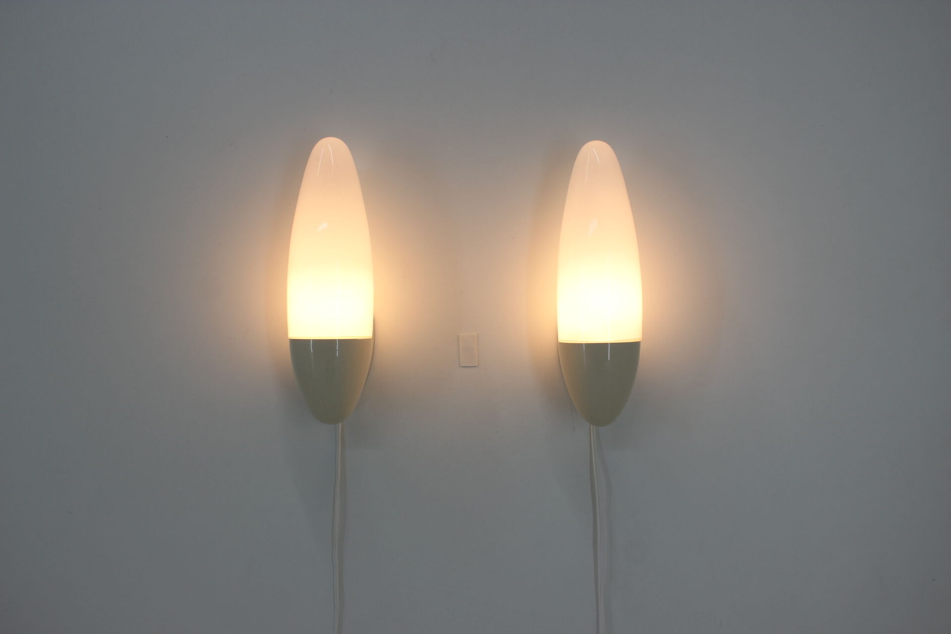 Set of two design wall lamps / rocket, 1970´s
