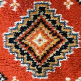 60s 70s Runner Rug Carpet Rug Space Age Flower Power Design 60s 70s