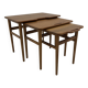 Tables gigognes en teck danois par Kurt Østervig pour Jason Møbler, années 1960, ensemble de