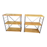 Pair of vintage shelves 1960 ref je