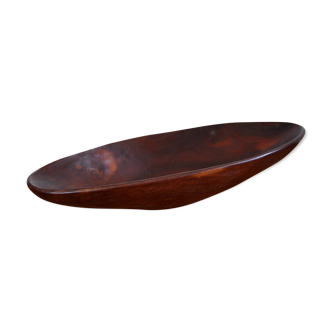 Grand coupe oblongue in mahogany west africa, circa 1970