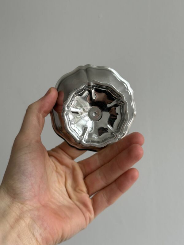 10 coupelles sur pied en inox style Letang Remy