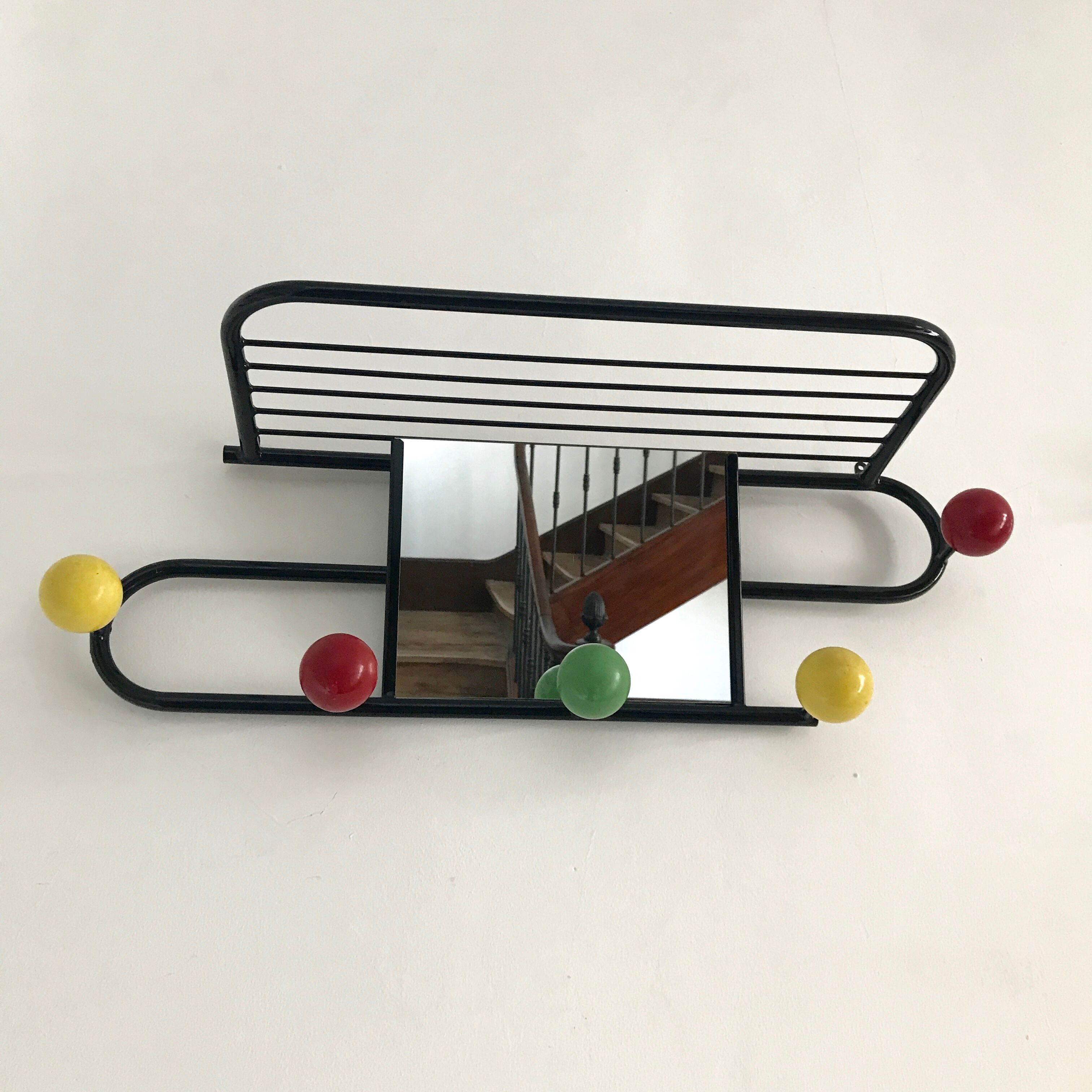 Coat rack vintage balls