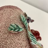 Vase barbotine relief début XIXeme