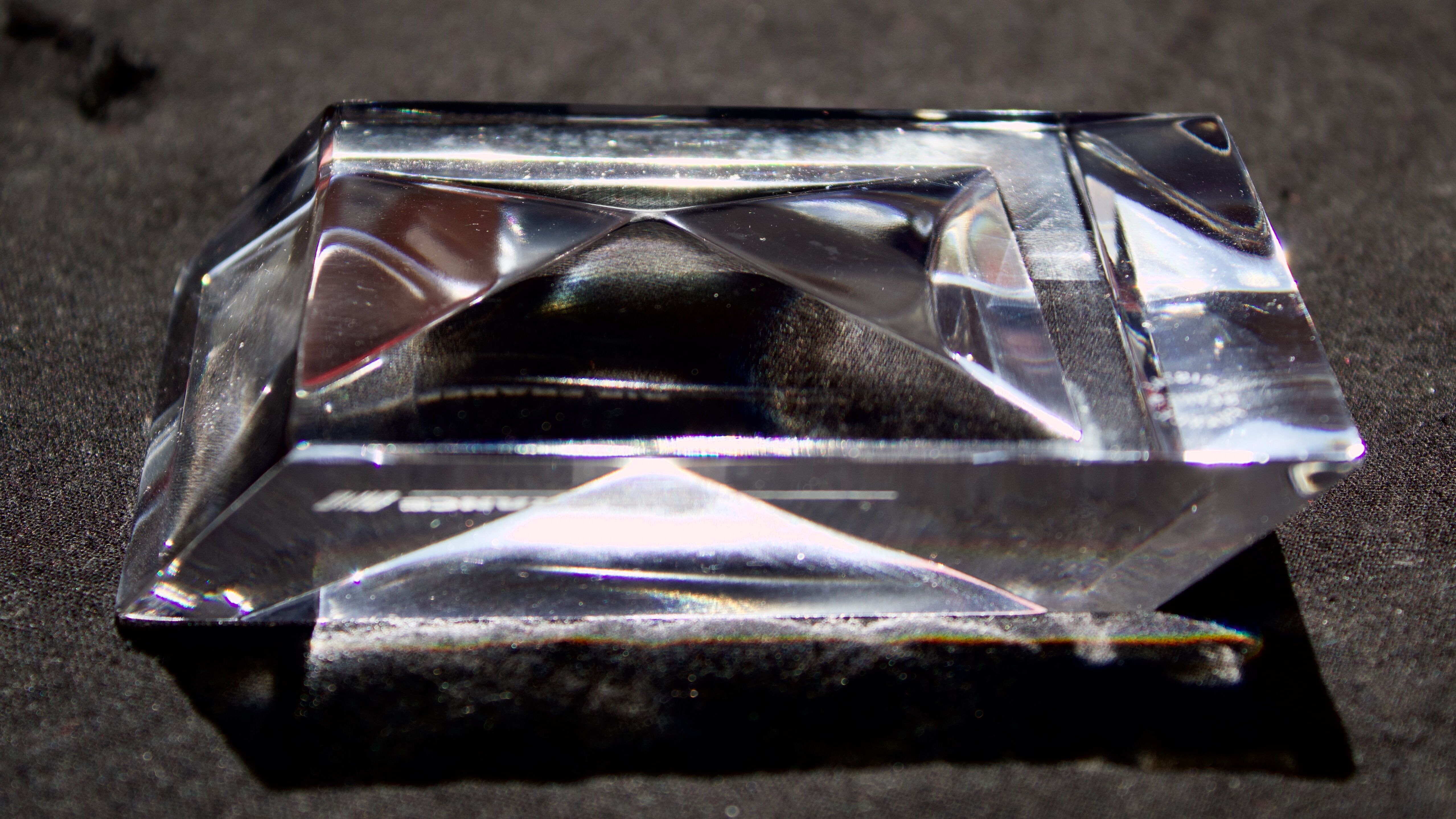 Ancient sevre crystal ashtray Air France 1970