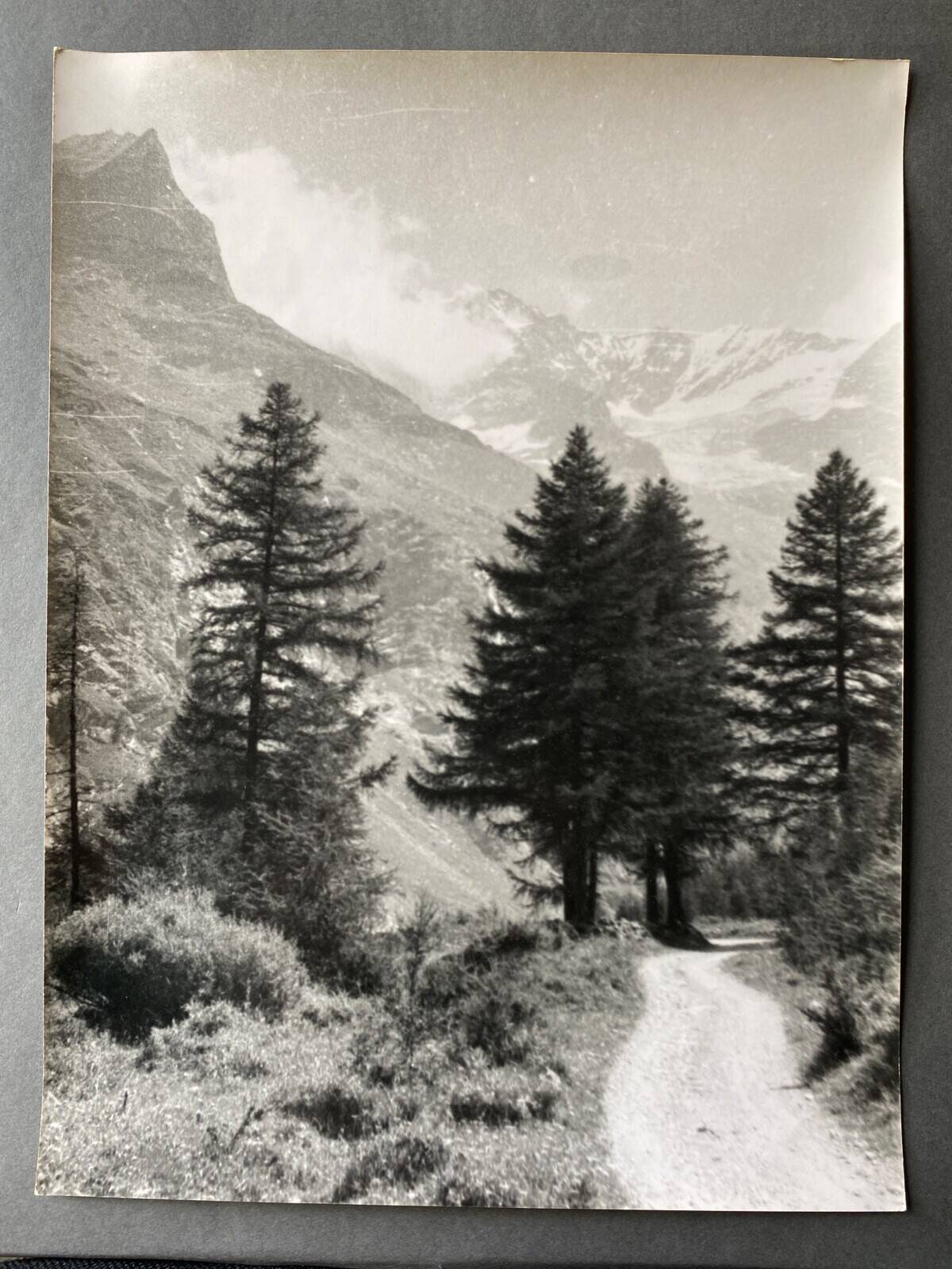 Bernard Darot silver gelatin photograph, 20th century, mountain landscape