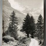 Bernard Darot silver gelatin photograph, 20th century, mountain landscape