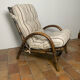Fauteuil en rotin 1970