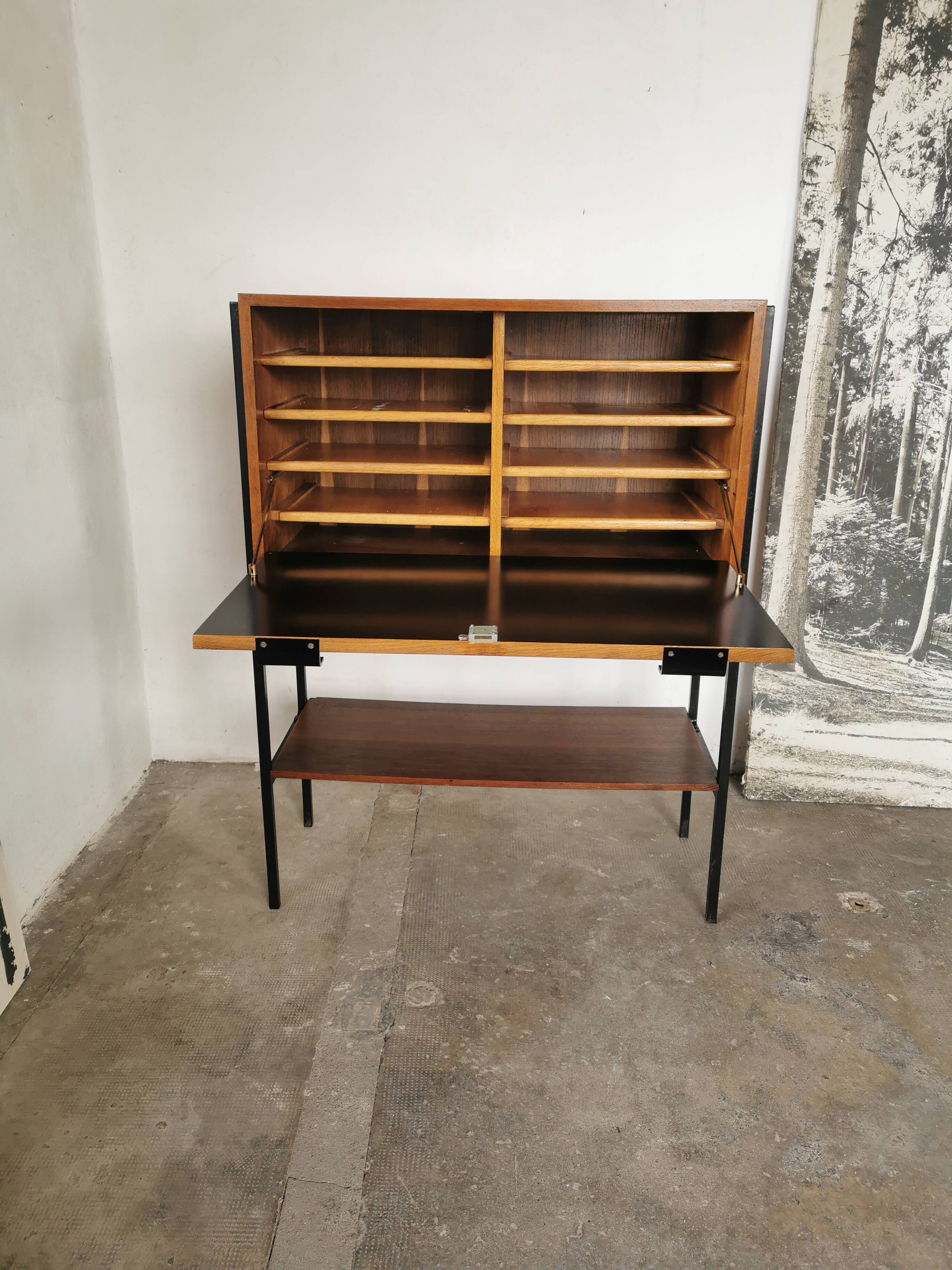 Vintage flap secretary 1960