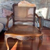 Fauteuil Louis XV calage véritable