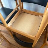Set of six vintage Scandinavian chairs