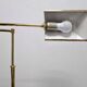 Adjustable swing-arm floor lamp Mid Century Modern in brass 1960s