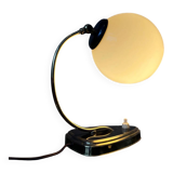 Mid-century art deco style opaline glass wall sconce or desk lamp