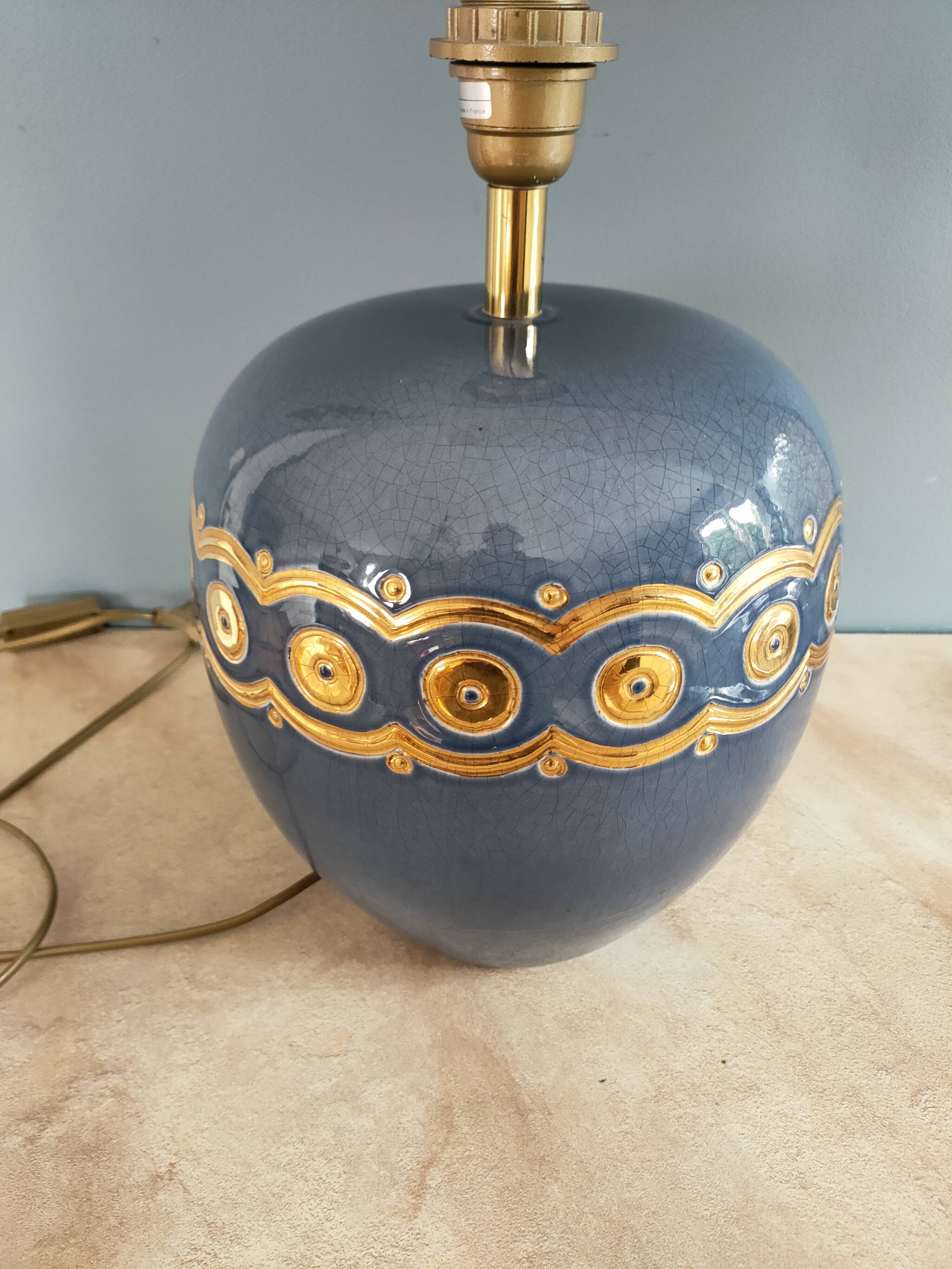 ceramic lamp by Louis Drimmer from the 1980s