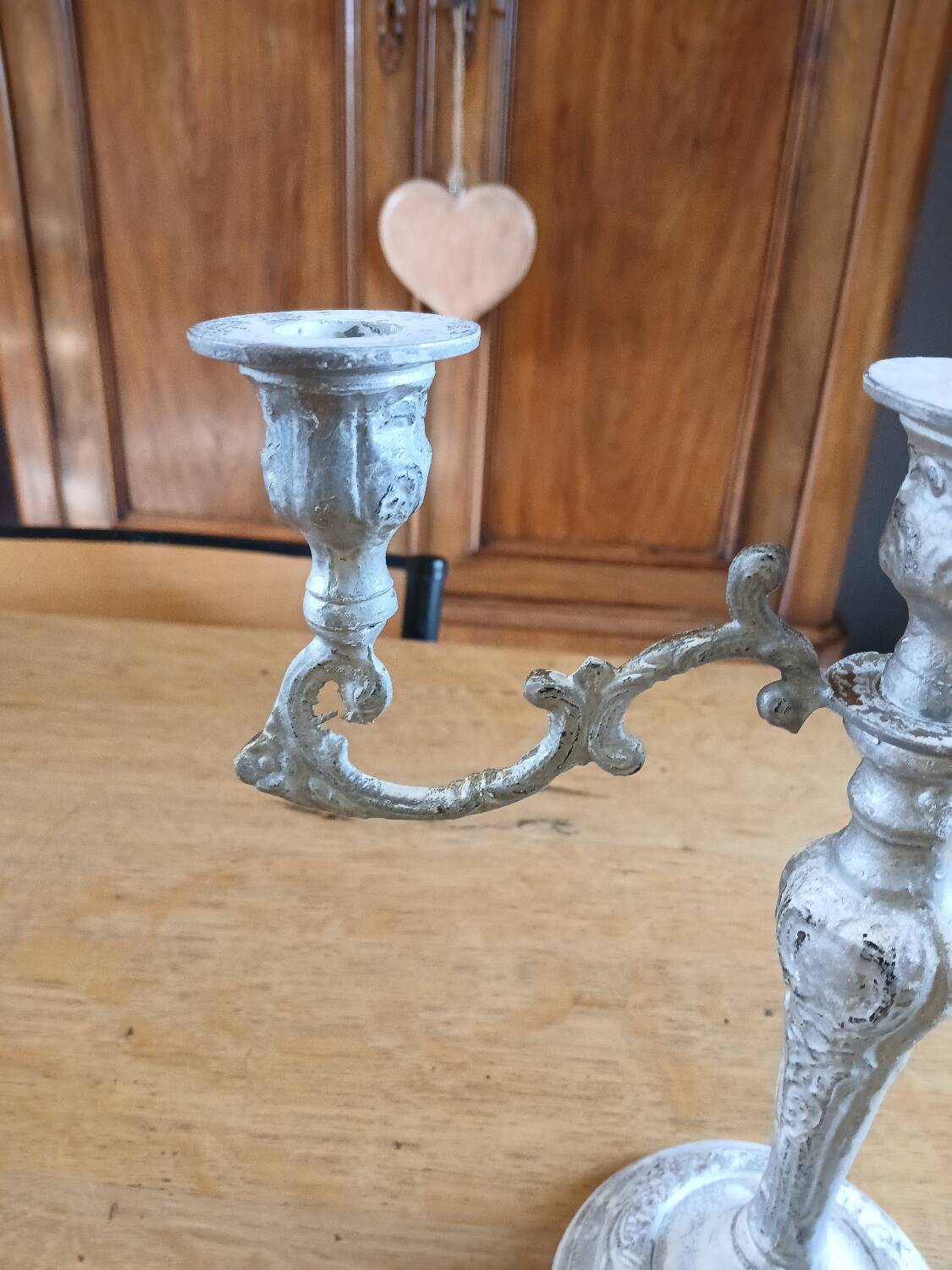 Antique 3-arm candlestick